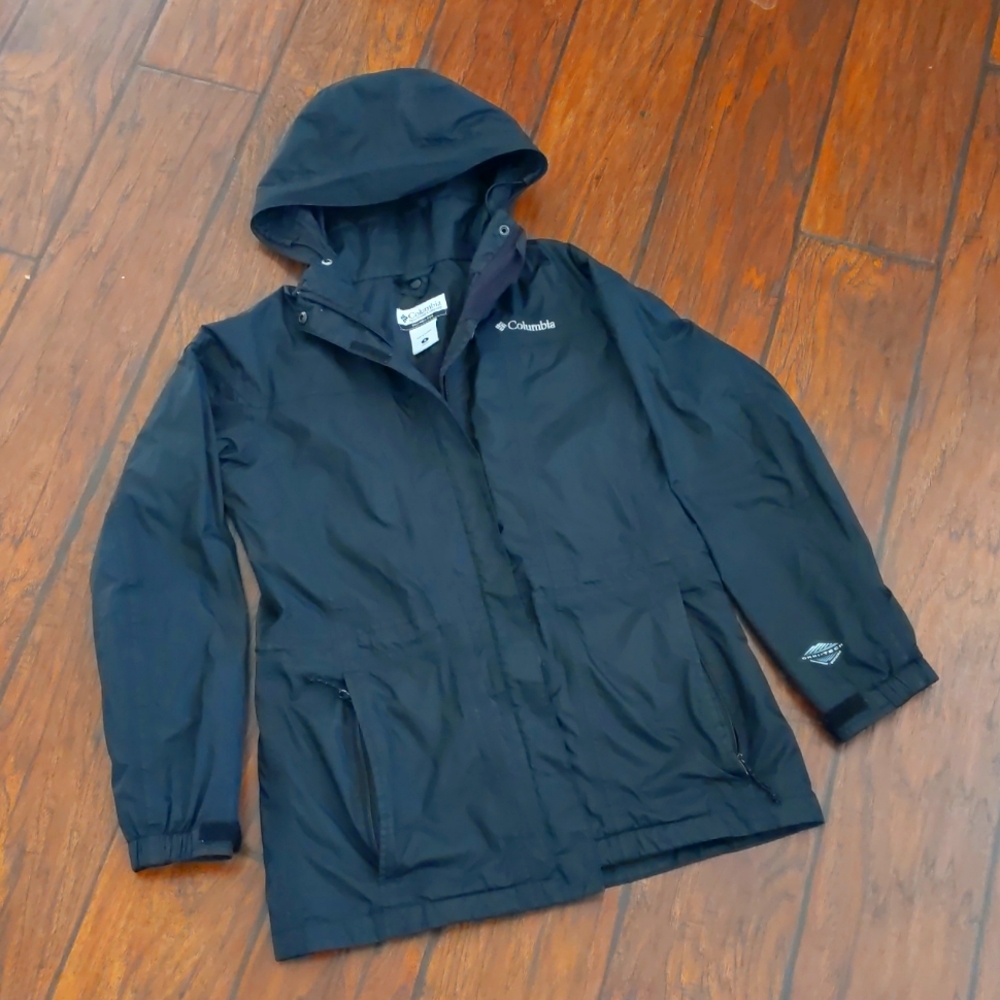 Columbia Omni-tech Black Rain Jacket S